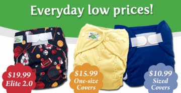 Every Day Low Prices On Your Cloth Diapers for Your Cloth Diapering Needs